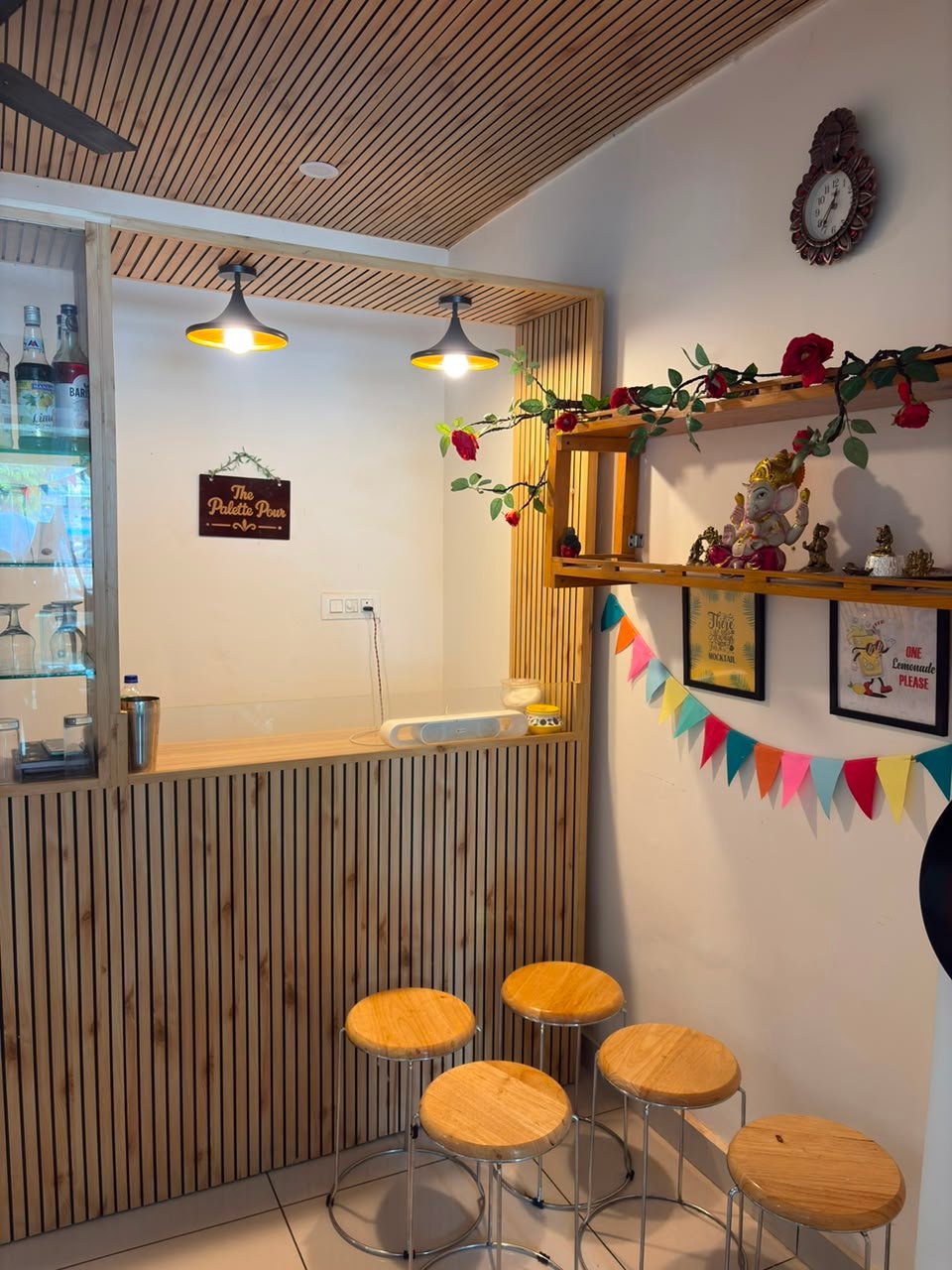A final look inside the café